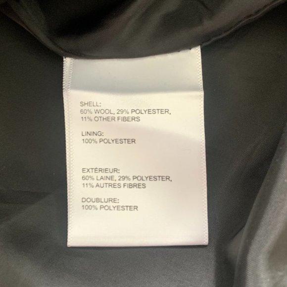 laundry by Shelly Segal Black/Gray Wool Coat - Size 8 - Picture 12 of 15